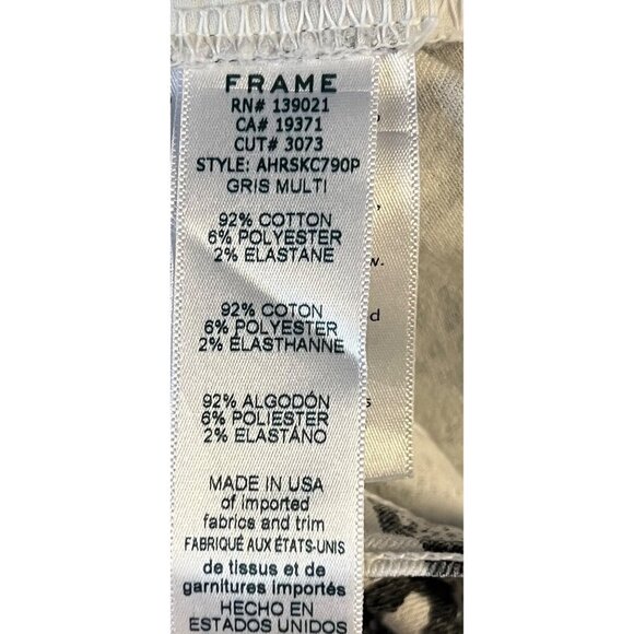 Frame Denim Ali High Rise Cigarette Ultra High-Rise Skinny Fit Jeans Size 26 New - Picture 7 of 8